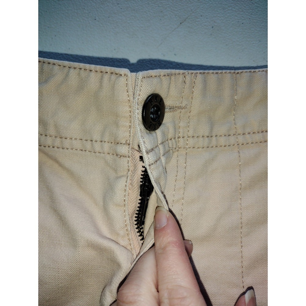 BKE Casuals Paygre‎ Womens Tan Cargo Cutoff Shorts Size 26 Distressed - Picture 3 of 6
